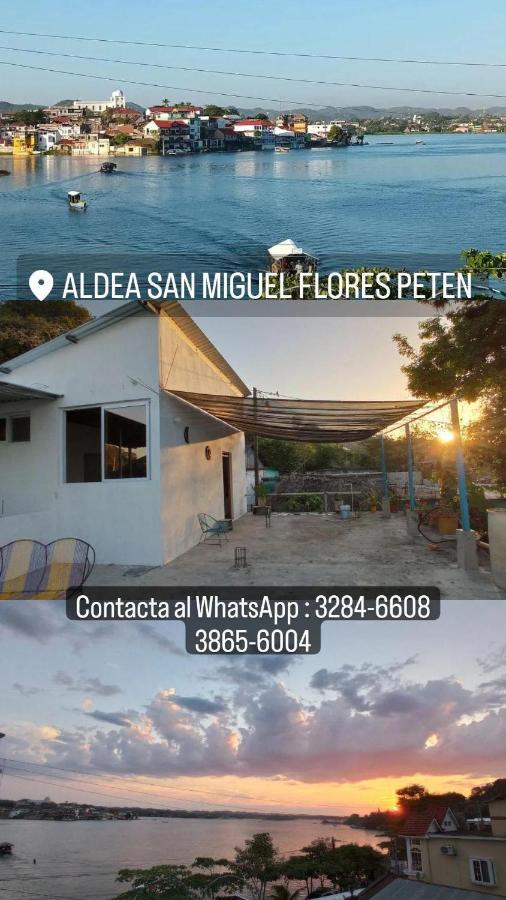 Apartmán Casa Zoila Hospedaje Frente Al Lago Lakefront Lodging Flores Exteriér fotografie